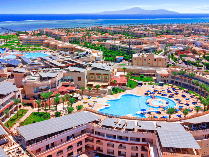 Pogled na hotelski kompleks