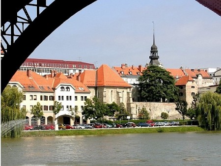 Maribor, picturesque town on Drava river