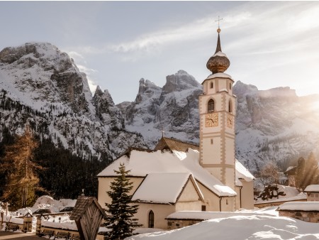 Ski opening Corvara
