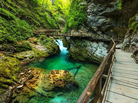 Vintgar Gorge and Radovna river