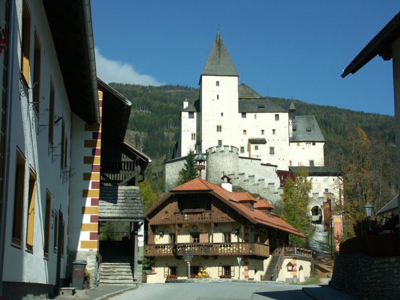 Grad Mauterndorf in soteska Liechtenstein