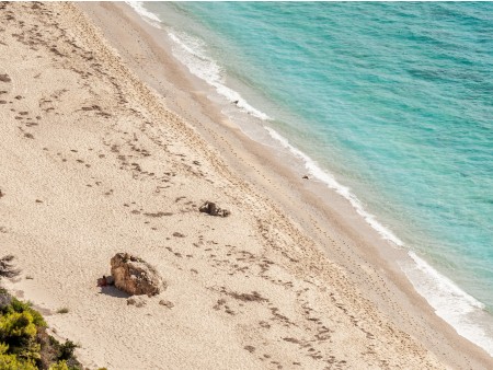 Grčija otok Lefkas plaža, utrinek