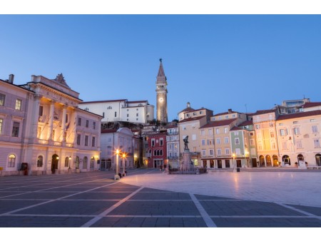 Piran proti koncu dneva
