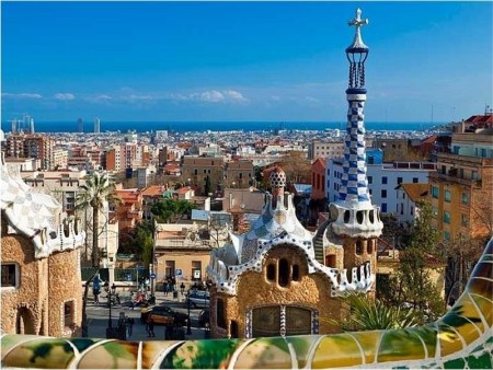 Potovanje katalonska prestolnica Barcelona in Gaudi