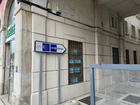 začetek poti v Ferolu