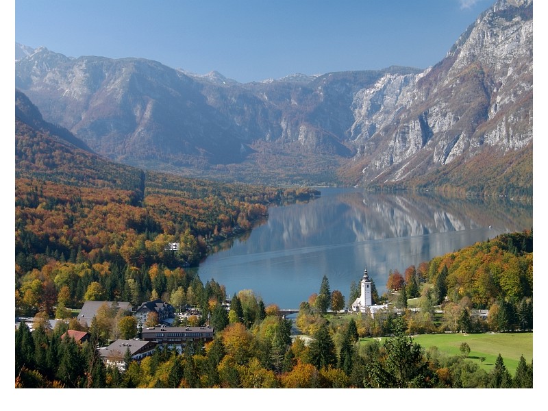 The nicest glacial lake in Slovenia