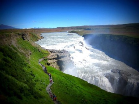 Zlati slap Gullfoss, Islandija