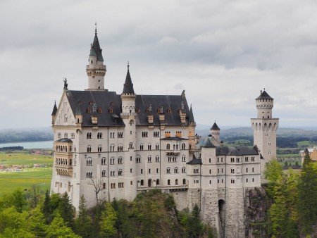 Najbolj znani Ludvikov dvorec Neuschwanstein