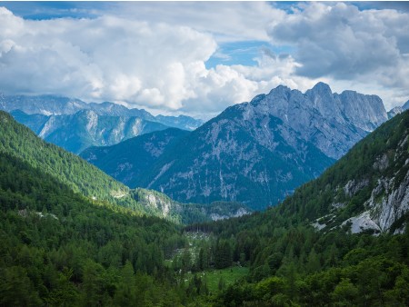 Vršič Pass panorama