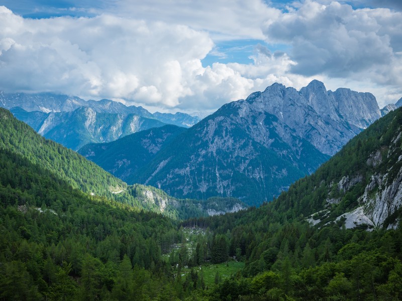 Vršič Pass panorama